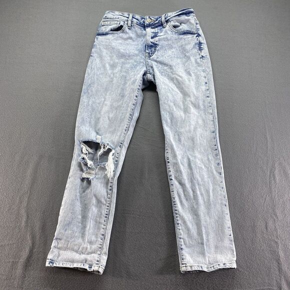 KanCan‎ Jeans Womens 27 Blue Straight Mid Rise Relaxed Fit Stretch Cowgirl - Picture 1 of 11
